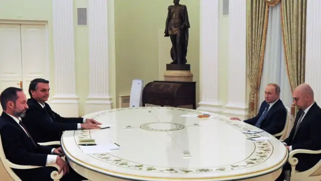 ولادیمیر پوتین و ژائیر بولسونارو