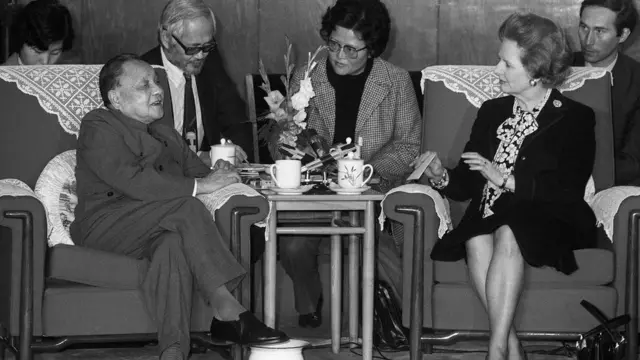 邓小平与撒切尔夫人