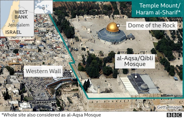 Israel-Palestine: Israeli forces raid Al-Aqsa mosque, injure ova 150  Palestinians - BBC News Pidgin