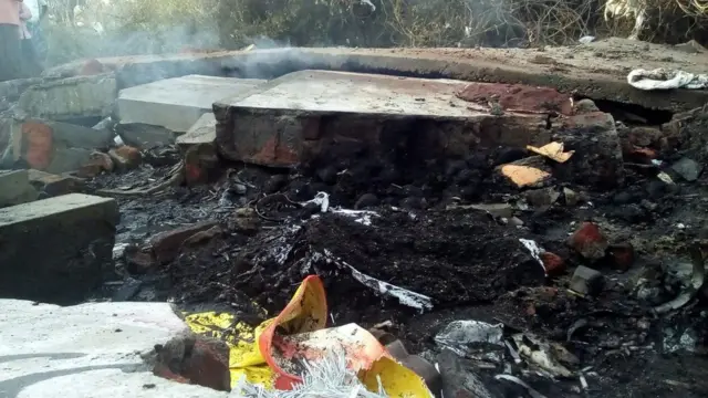 விபத்து நடந்த இடம்