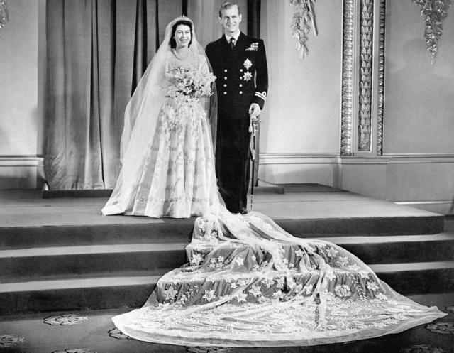 Princesa Elizabeth se casa com Philip Mountbatten
