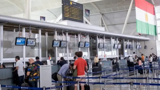 يغادر الكثير من الأجانب كردستان العراق تحسبا لفرض حظر السفر عليها