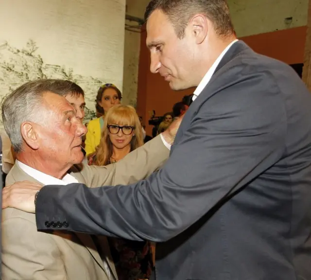 Олександр Омельченко та Віталій Кличко