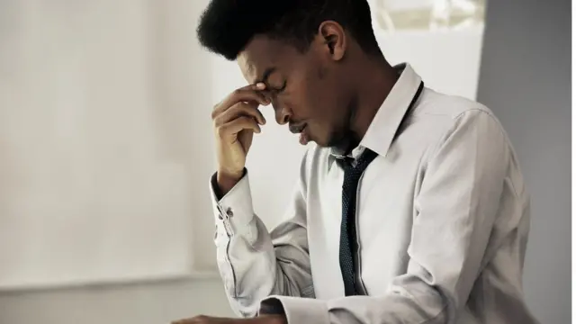 የተጨነቀ ወንድ