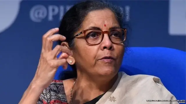 वित्त मंत्री निर्मला सीतारमण