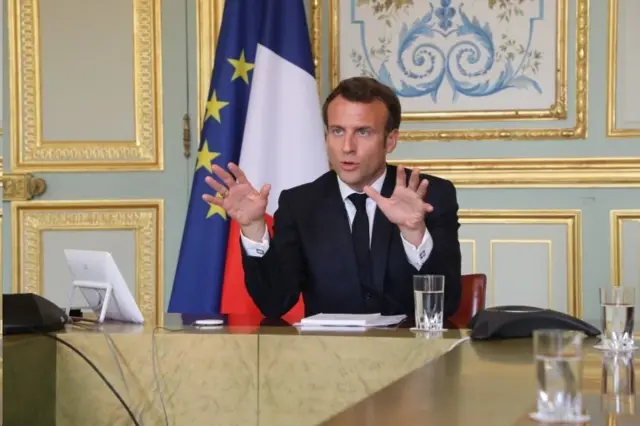 Fransa Cumhurbaşkanı Emmanuel Macron