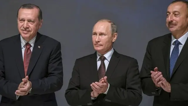 Erdoğan, Putin və Aliyev