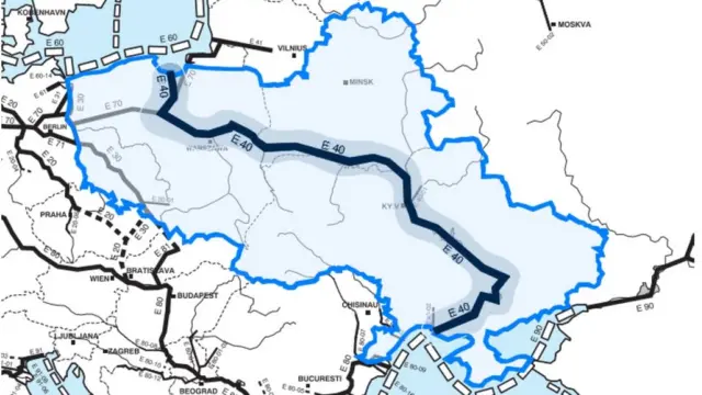Мапа E40