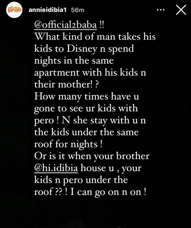 Screenshot of di post Annnie make