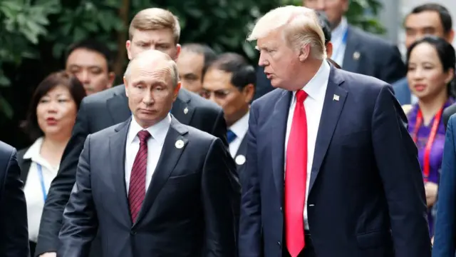 Владимир Путин и Дональд Трамп