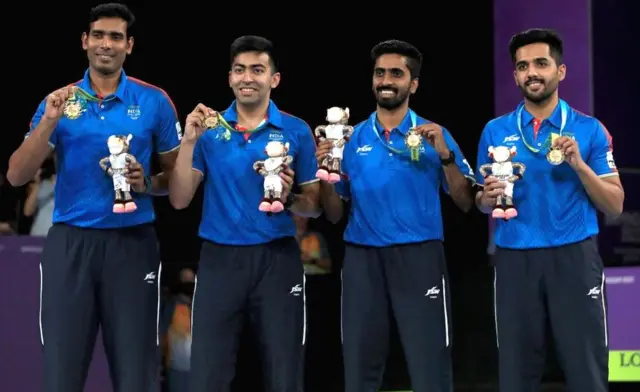 CWG2022, Harmeet Desai, Sanil Shetty, Sharath Kamal Achanta, Sathiyan Gnanasekaran, India's Gold Medal in CWG 2022