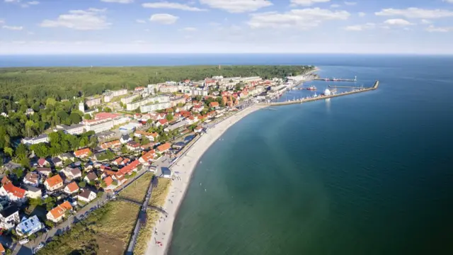 The town of Hel on Poland's Baltic coast. File photo