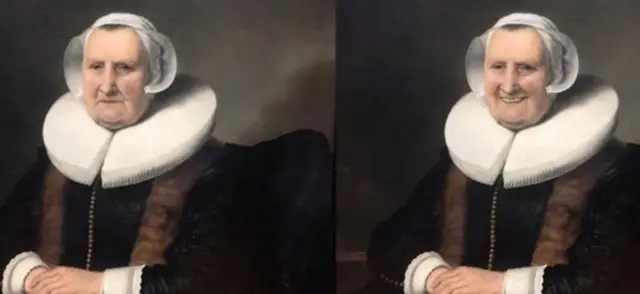 หญิงแก่ในภาพวาด