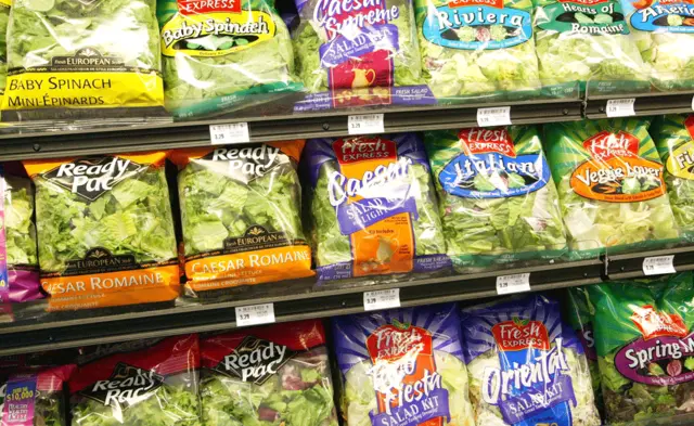 Ensaladas de paquete