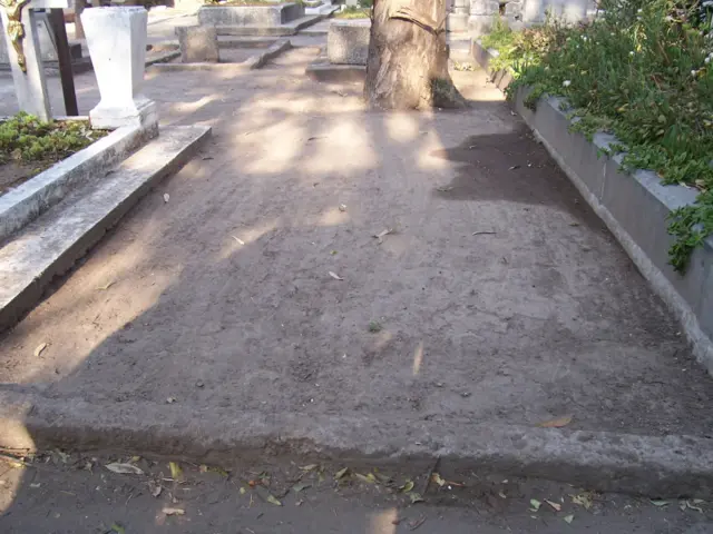 La tumba de William Ellis en el Panteón Español de Ciudad de México.