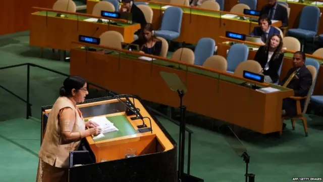 संयुक्त राष्ट्र में सुषमा स्वराज