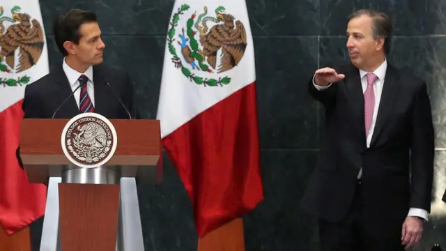 El nuevo secretario de Hacienda es José Antonio Meade.