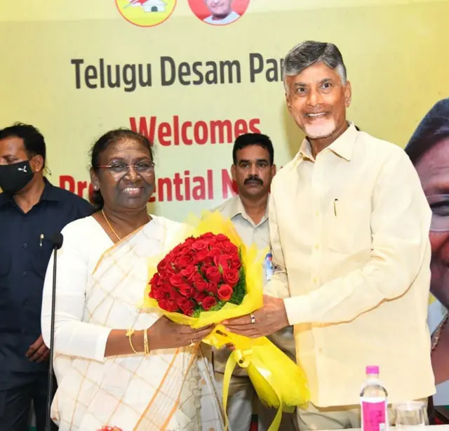 ద్రౌపది ముర్ముతో చంద్రబాబు