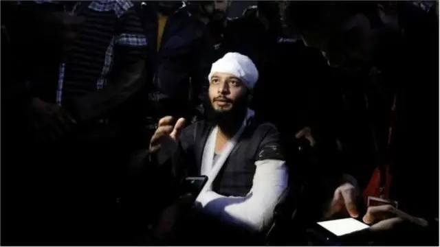 হামলায় আহতদের একজন