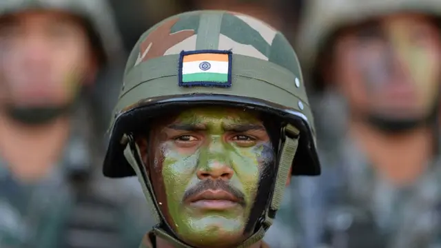 ભારતીય સૈનિકની તસવીર