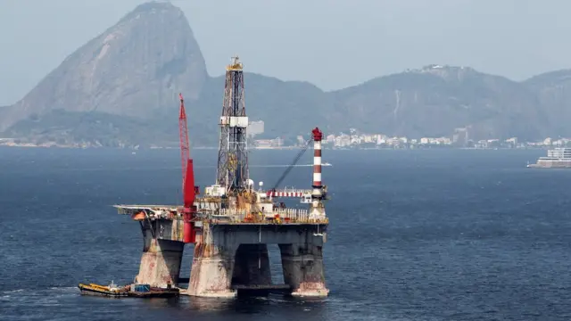 Plataforma da Petrobras na Baía da Guanabara