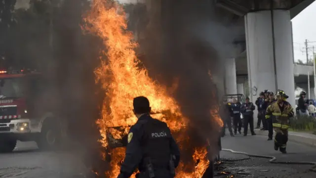 Fuego en Ciudad de México