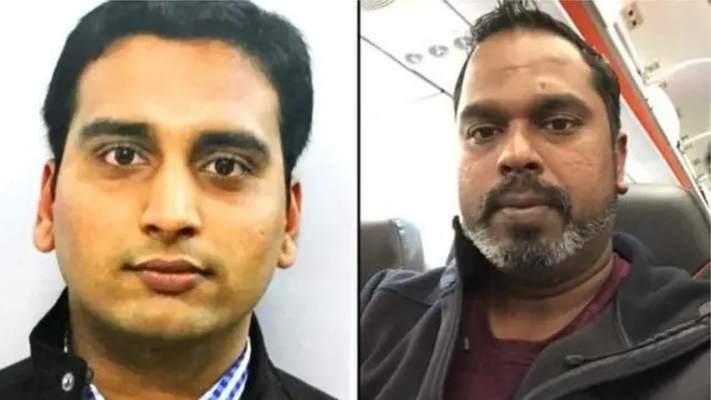 இறந்த ஃபராஜ் ஆஷன் (இடது), மற்றும் காயமடைந்த ஜகாங்ஹீர் (வலது)