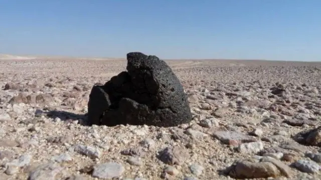 Meteorites are often found in deserts