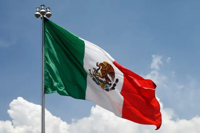 Bandera de México.