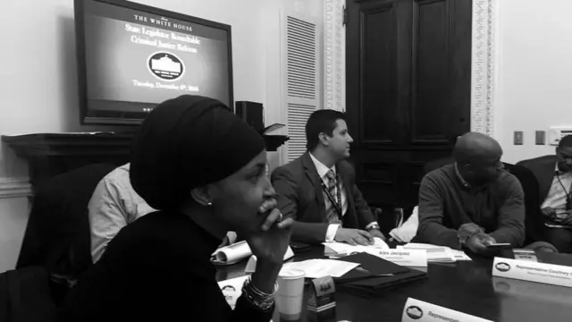 Ilhan Omar assistait à un stage de politique à la Maison Blanche