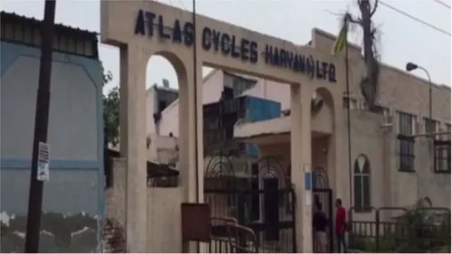 उत्तर प्रदेशमधल्या साहिबाबाद इथली अॅटलास सायकलची फॅक्ट्री