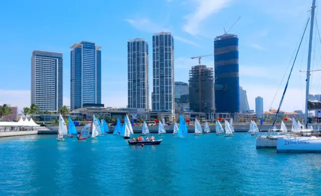 Sailing at Port City Colombo