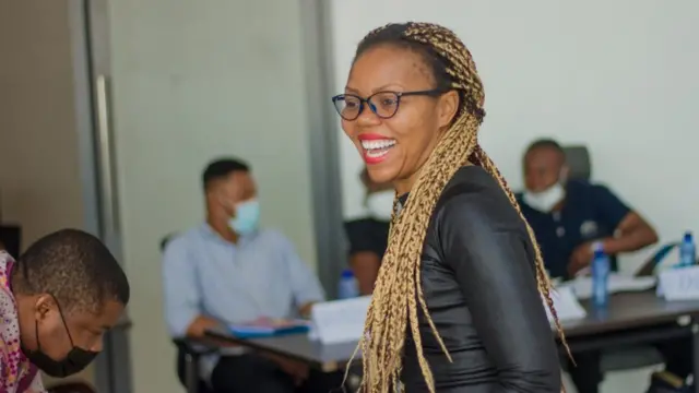 La féministe congolaise Richine Masengo