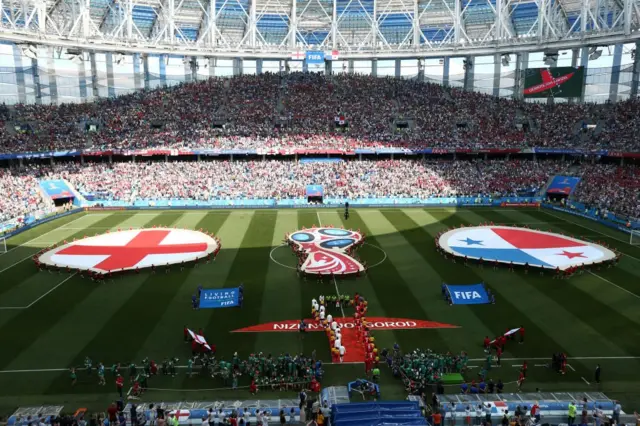 Precioso escenario el que recibió a Panamá para su segundo partido mundialista.