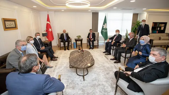 CHP ve Gelecek Partisi heyetleri