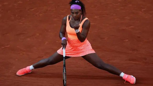 Serena Williams en Roland Garros