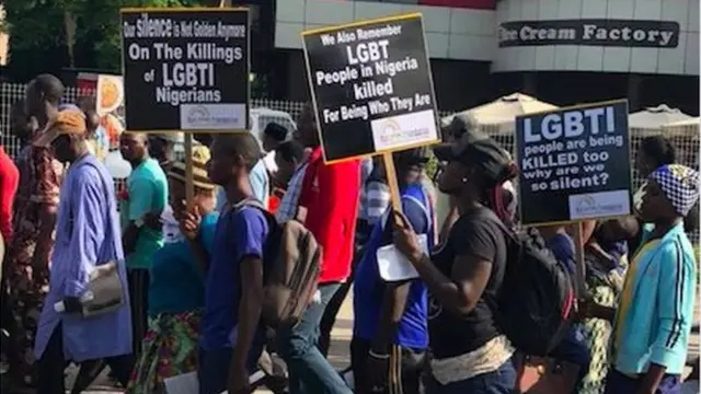 Awọn akọ to n fẹ akọ ati abo to n fẹ abo n se iwọde