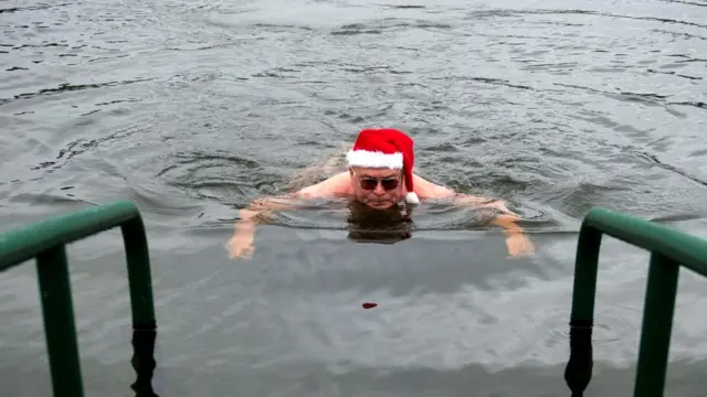 London, Hyde Park, renang