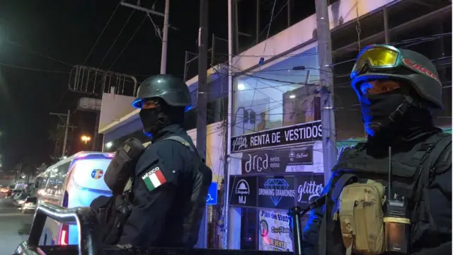 Policias en el municipio de Reynosa