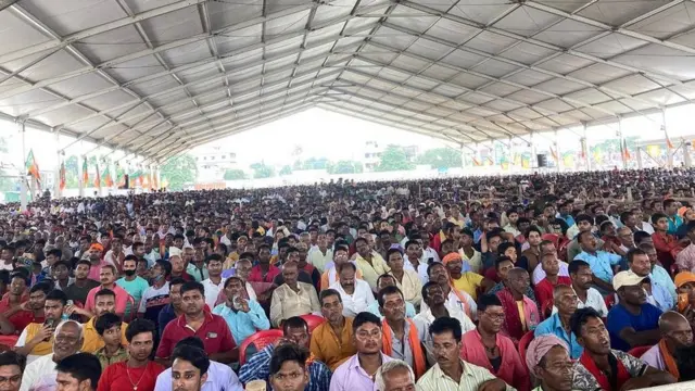 बिहार में चुनावी रैली