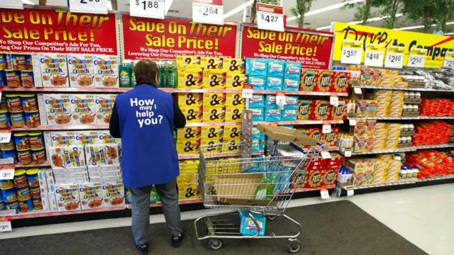 Un almacén de Walmart