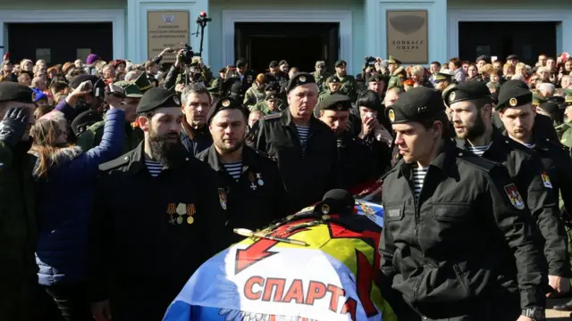 Похорон "Мотороли" в Донецьку