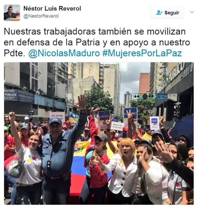 Twitter de Néstor Reverol