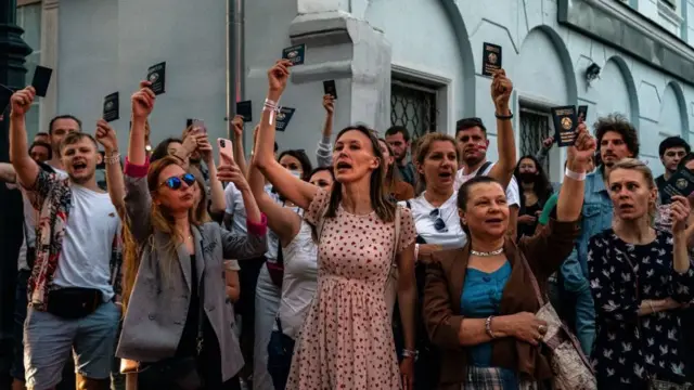 Белорусские избиратели в Москве