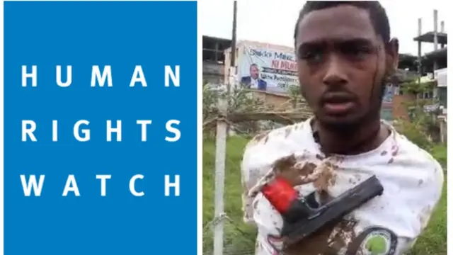 loogoo Human Rights Watch fi suuraa Amaanu'eel Wandimmuu