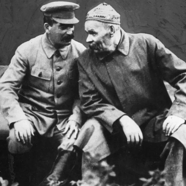 గోర్కీ‌తో లెనిన్