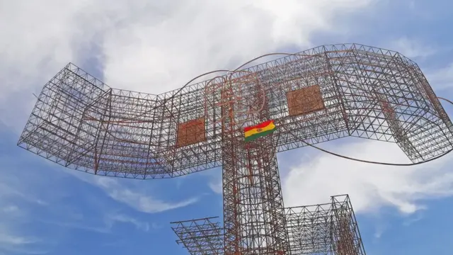 Vista desde abajo del monumento