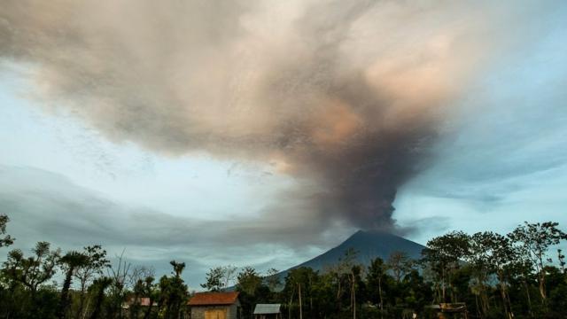 印度尼西亞巴厘島的阿貢火山