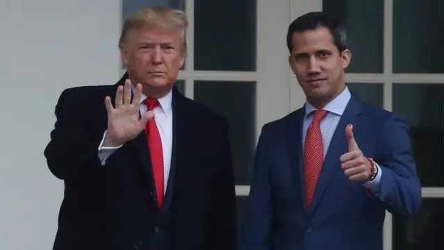 Donald Trump y Juan Guaidó