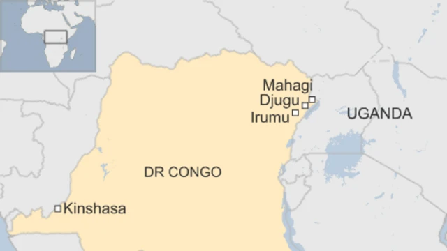Map of DR Congo
